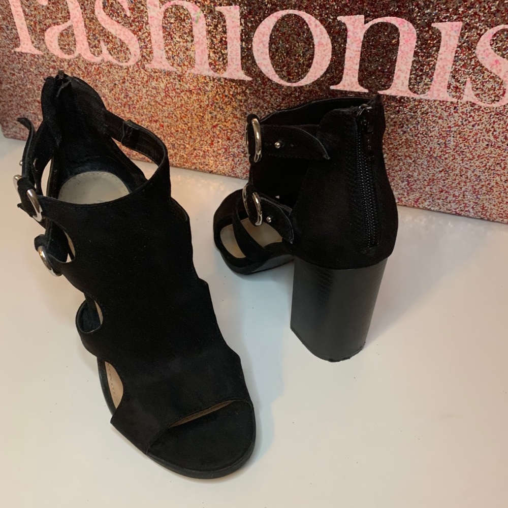 Black high heels